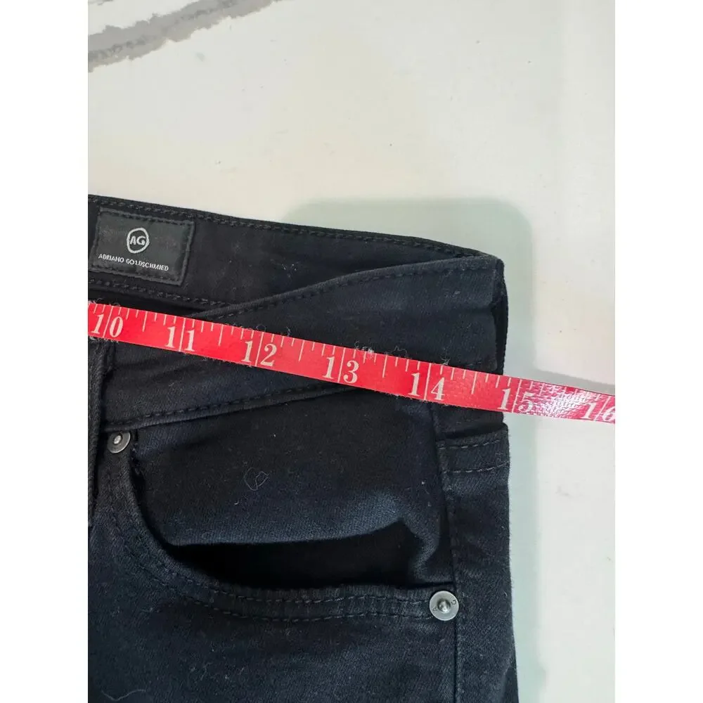 AG Jeans Adriano‎ Goldschmied Super Skinny Ankle Black Size 27